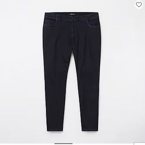 Liz Claiborne Plus Womens Sara Mid Rise Slim Fit, Skinny Leg Jean size 24W